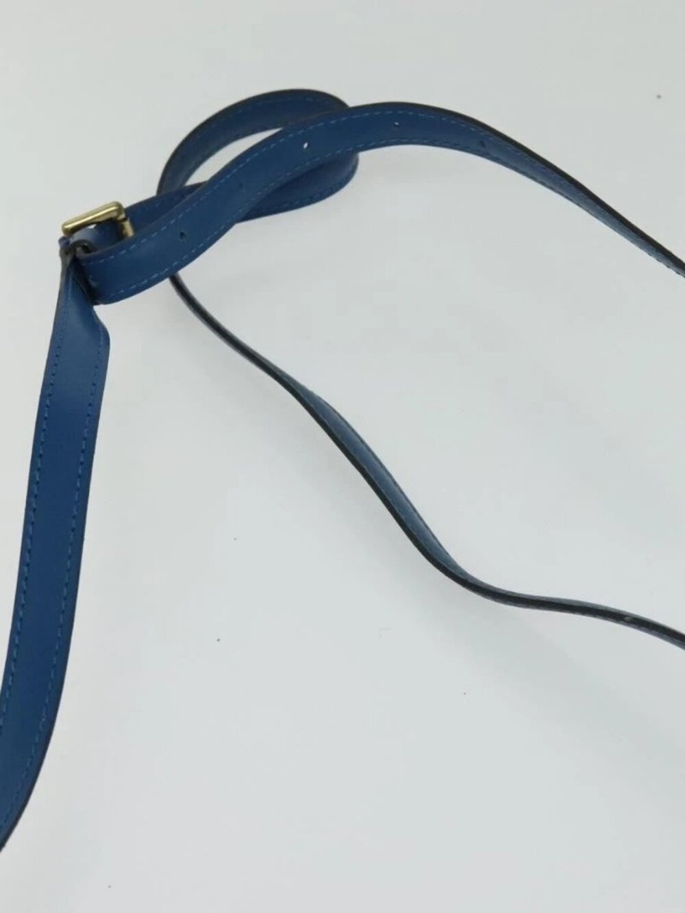 LOUIS VUITTON Epi Grenel Shoulder Bag Blue M52362 LV Auth ep8436 - Picture 9 of 16